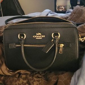 Coach leather rowan purse